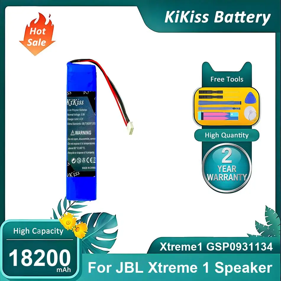 Xtreme Power Tools - Krachtige luidsprekerbatterij voor JBL Xtreme 1-luidspreker,