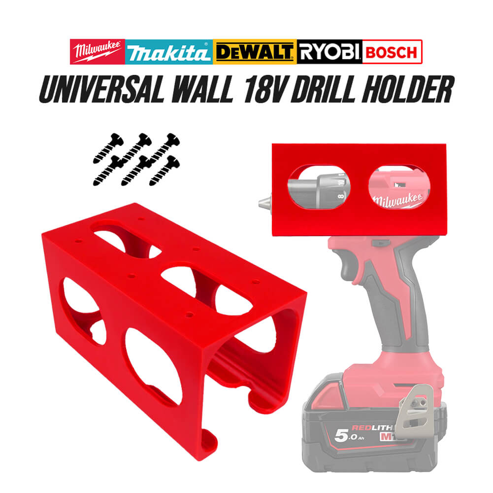Power Tools Storage - Universele 18V boormachine wandhouder, zware gereedschapsopbergbeugel