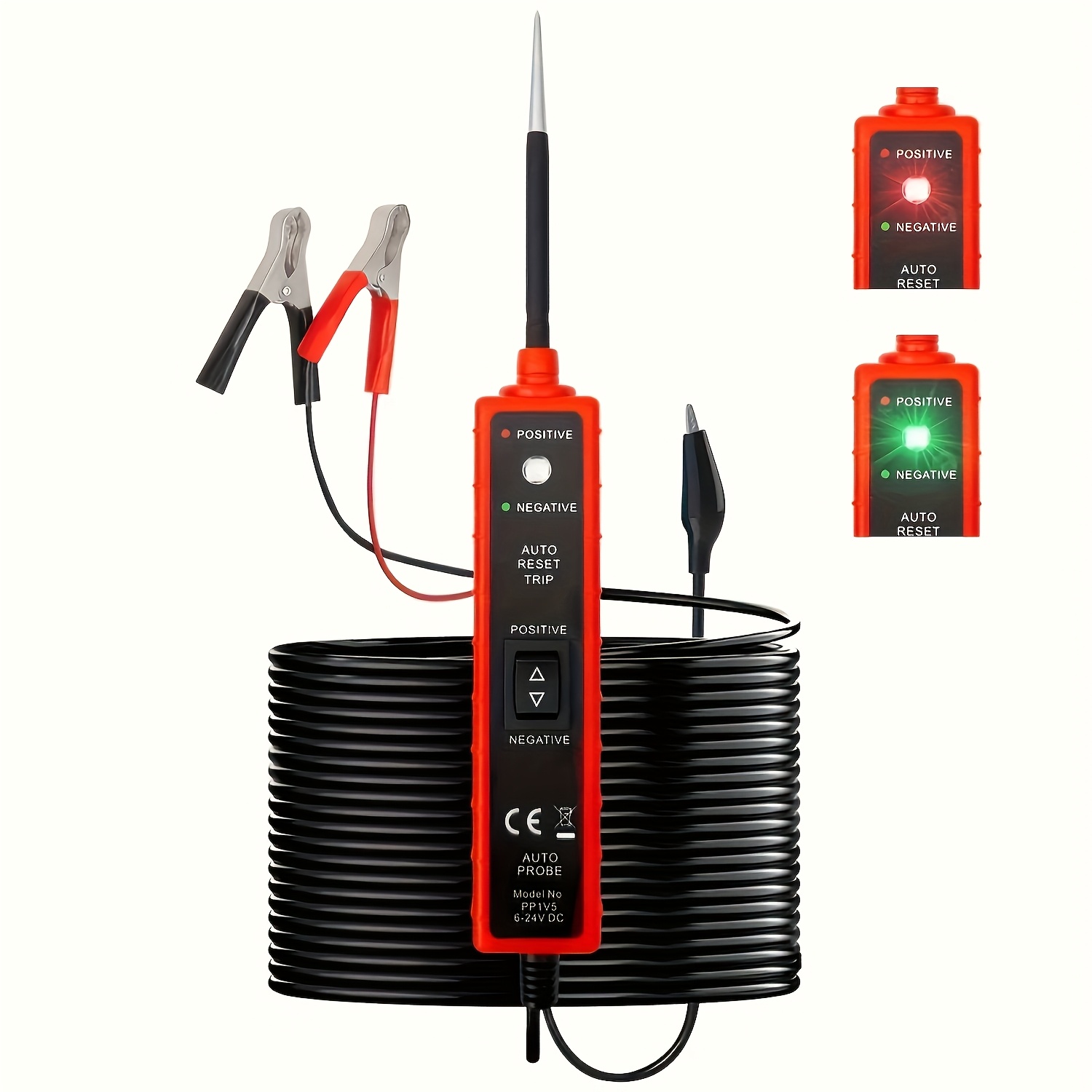Power Tools Safety - 6V-24V DC Multifunctionele Auto-elektrische Systeemtester |