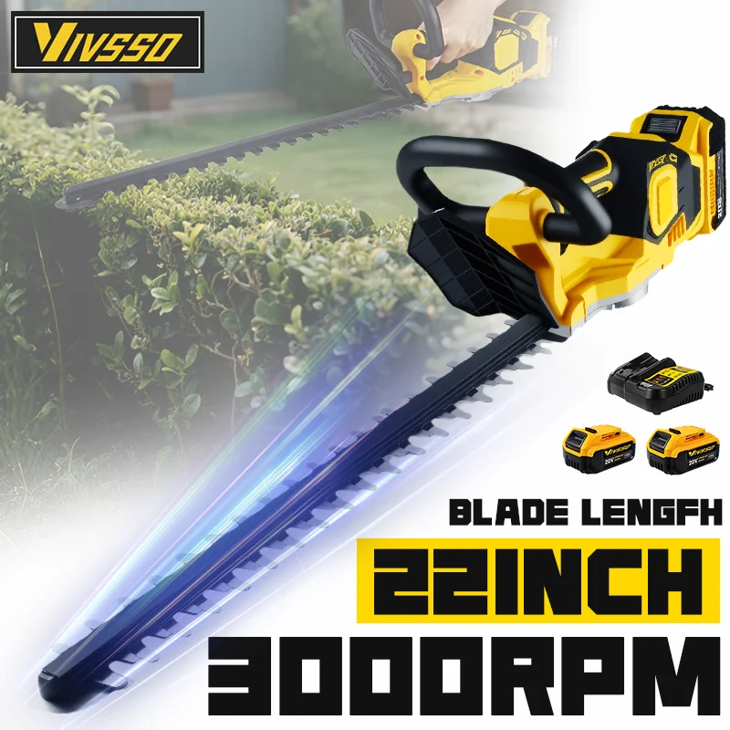 Power Tools Usa - VIVSSO Draadloze Elektrische Heggenschaar Grasmaaier Huishoudelijke