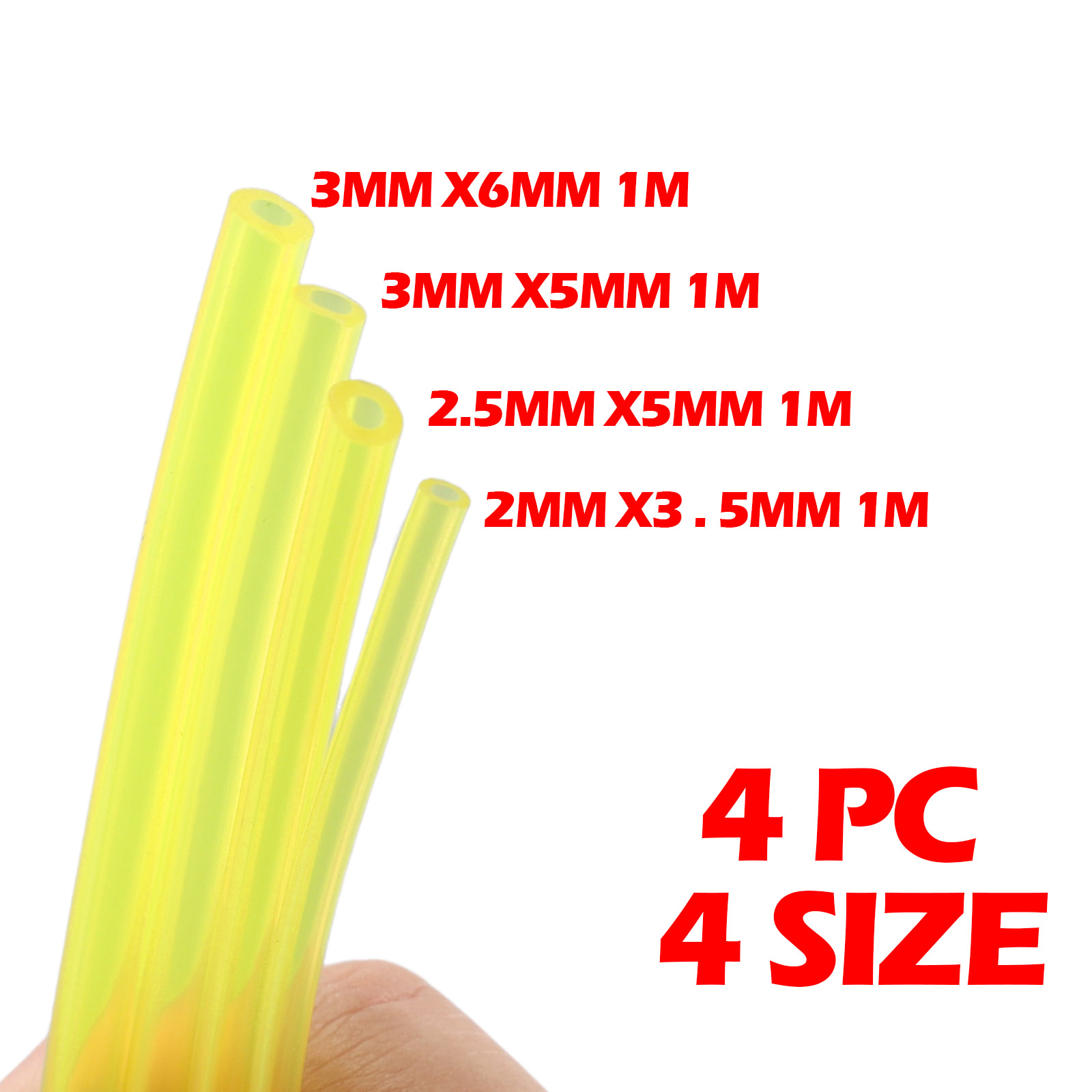 Power Tools Youtube - 4 STUKS 4 Maten Brandstof Gas