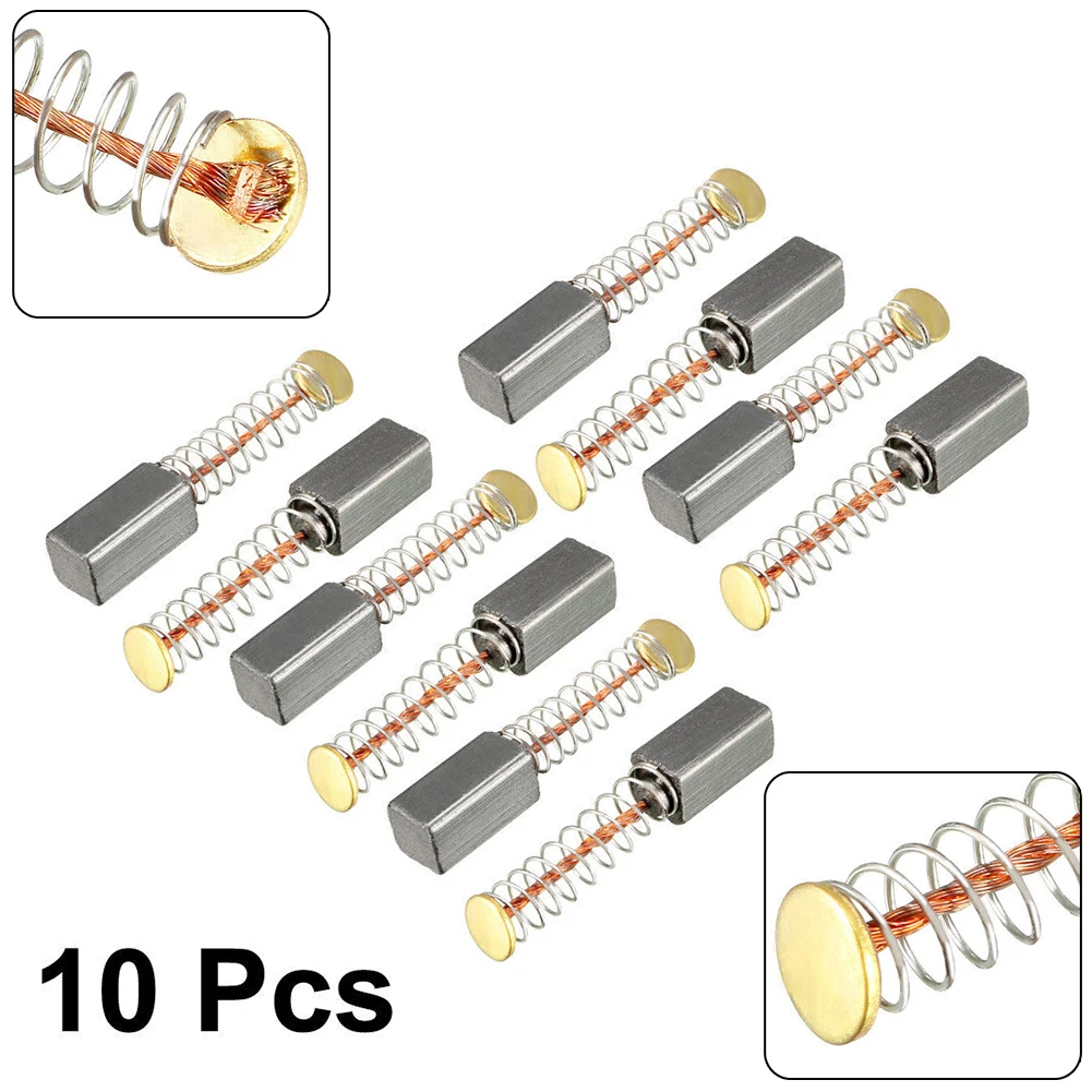 Power Quality Tools - 10 stks Koolborstel Koolstof 10*5*5mm Voor