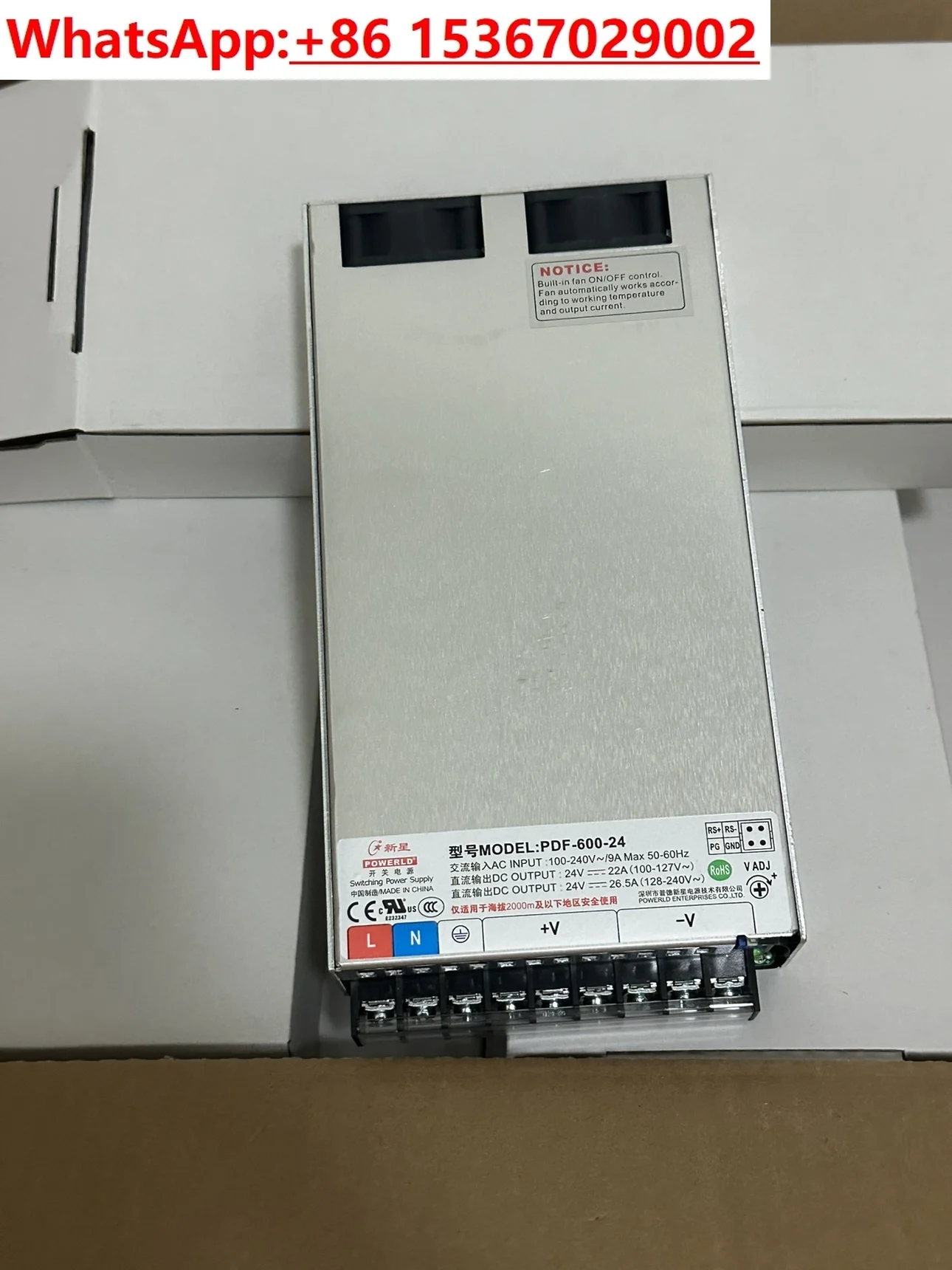 Power Tools Pdf - Nova PDF-600-24 24V36V/48V DC gereguleerde hoogvermogen