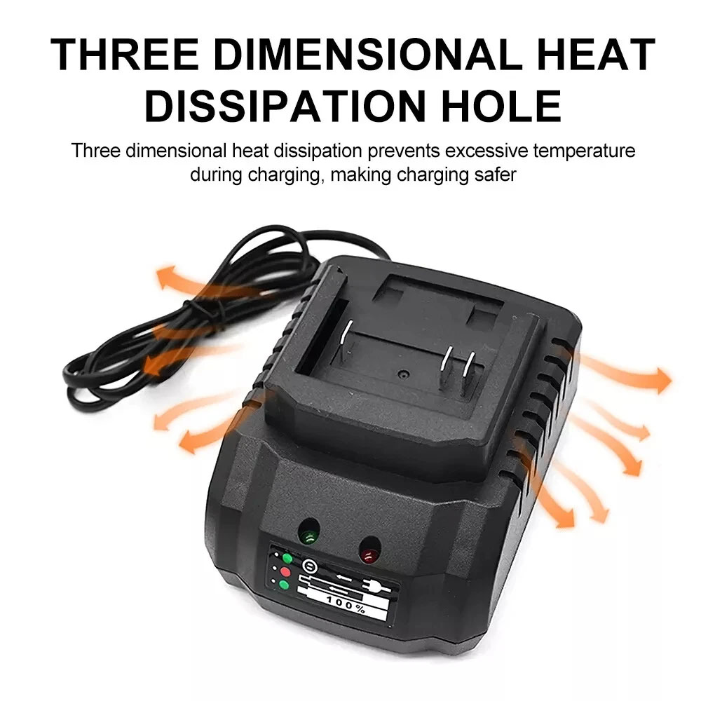 Li-Ion Batterij Oplader 18V 21 - Power Tools Safety recensie en prijs