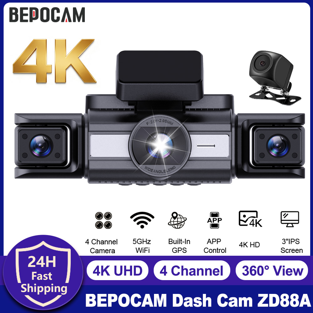 BEPOCAM 4-kanaals dashcam 4K f - Power Tools Germany recensie en prijs