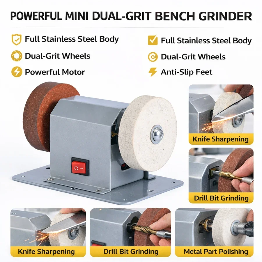 Mini elektrische bankslijpmach - Power Tools Usa recensie en prijs