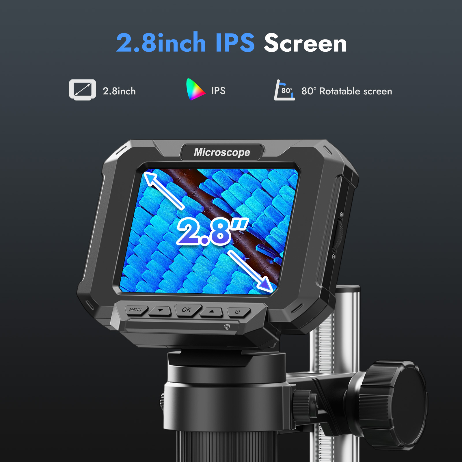 2,8 inch digitale muntmicrosco - Power Tools Video recensie en prijs