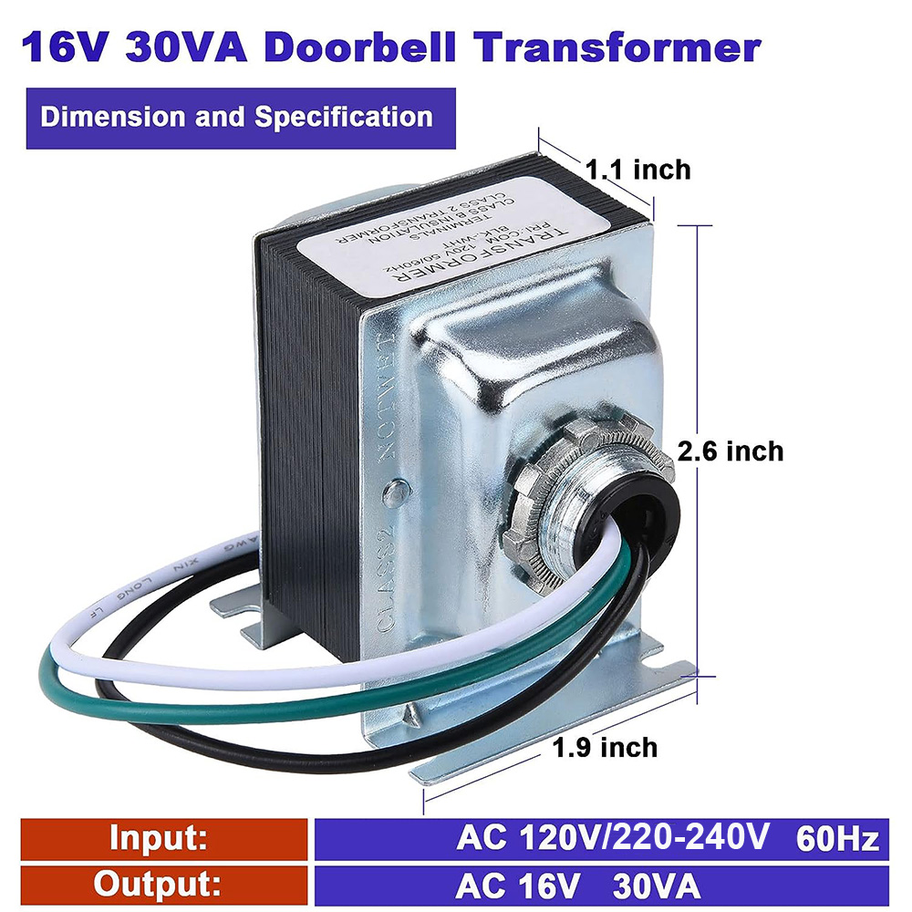 16V 30VA Deurbeltransformator  - Power Tools Video recensie en prijs