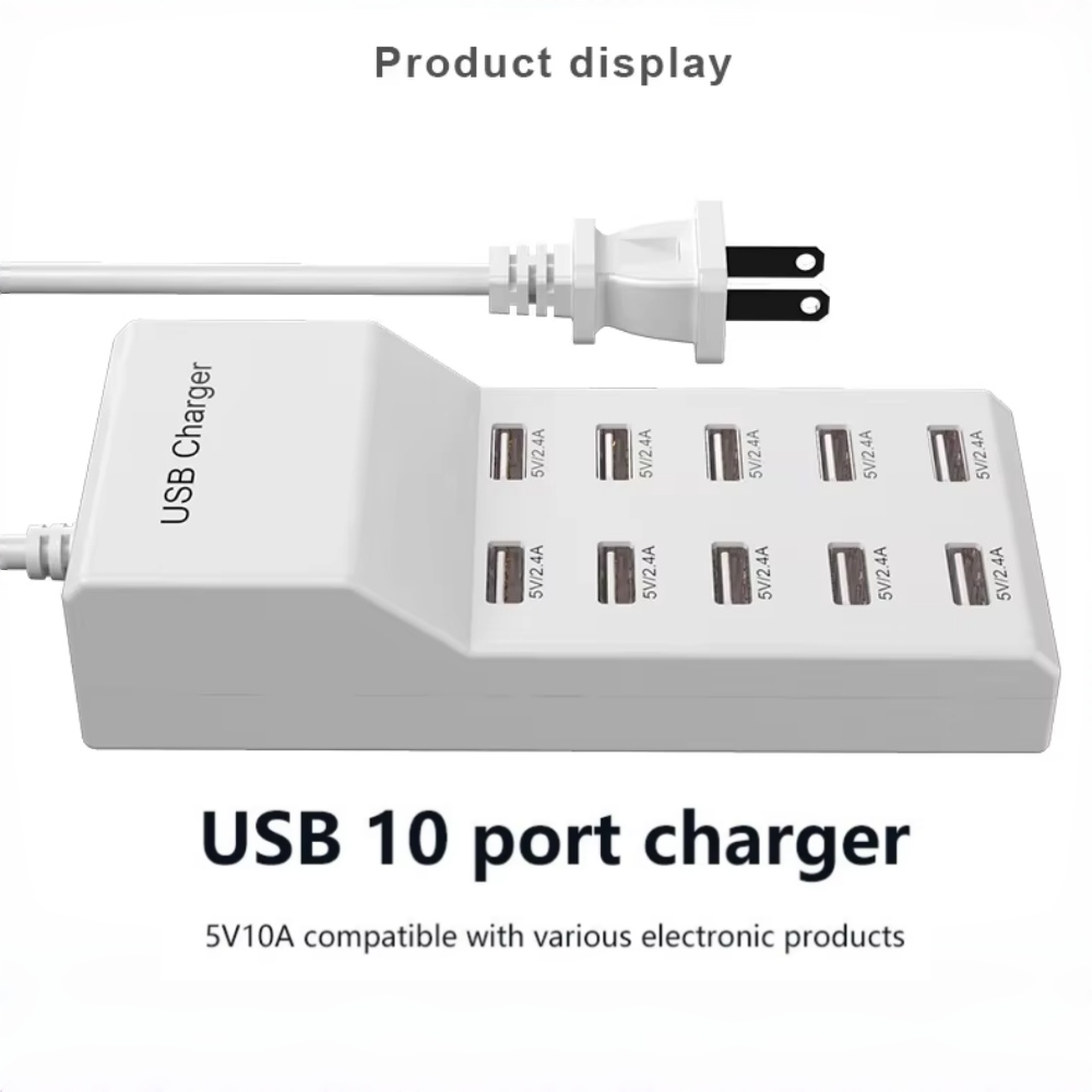 10-poorts USB-hub snellader Dr - Power Tools Uk recensie en prijs