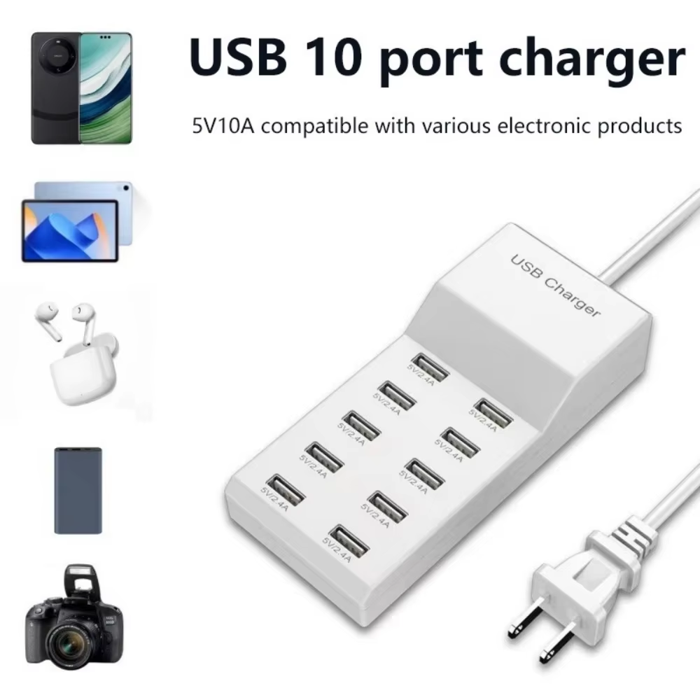 10-poorts USB-hub snellader Dr - Power Tools Uk recensie en prijs