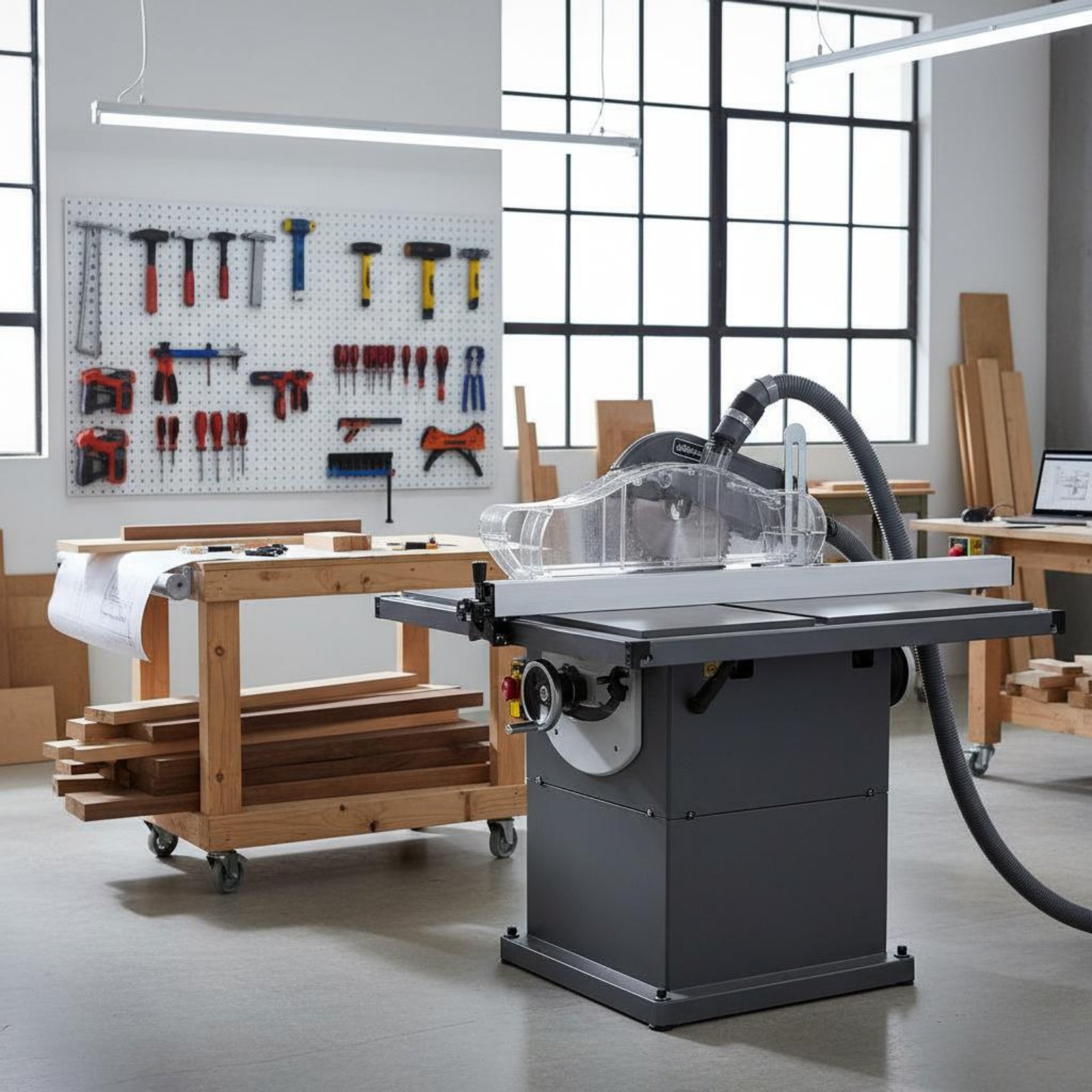 Tafelzaag Stofkap Transparant  - Power Tools Safety recensie en prijs