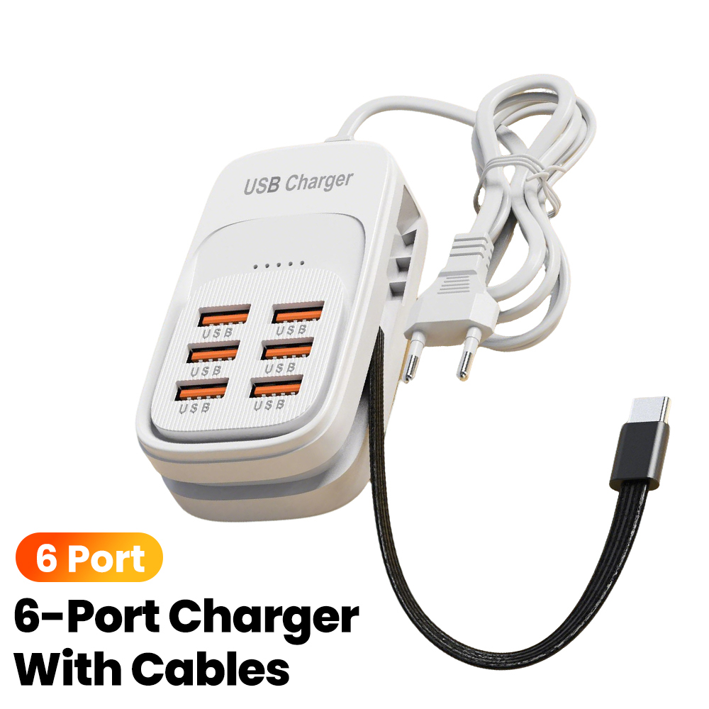 6-poorts USB snellader stekker - Power Tools Uk recensie en prijs