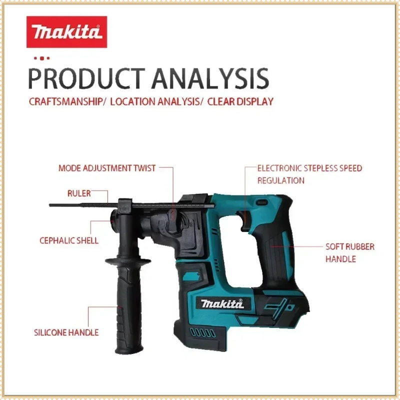 Makita borstelloze hamer Makit - Power Tools Jack Hammer recensie en prijs